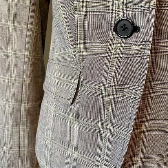 LANDS’ END Single Breasted Plaid Blazer—SZ. 4 - Picture 2 of 14